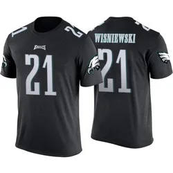 Cole Wisniewski Philadelphia Eagles Youth Legend Black Color Rush T-Shirt