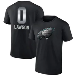 Deontae Lawson Philadelphia Eagles Men's Black by Midnight Mascot T-Shirt -