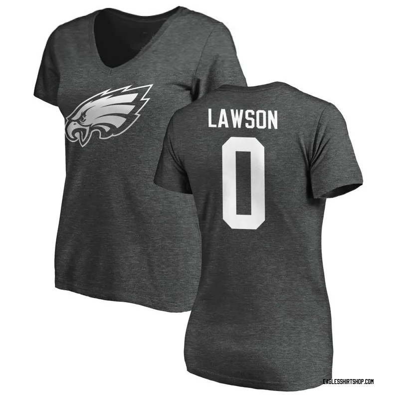Deontae Lawson Philadelphia Eagles Women's by One Color T-Shirt - Ash