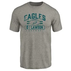 Deontae Lawson Philadelphia Eagles Youth Gray by Flanker Tri-Blend T-Shirt -