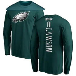 Deontae Lawson Philadelphia Eagles Youth Green Backer Long Sleeve T-Shirt -