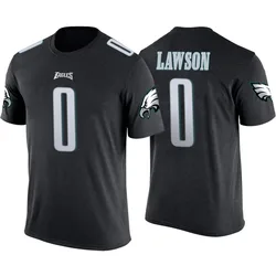 Deontae Lawson Philadelphia Eagles Youth Legend Black Color Rush T-Shirt