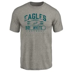 Reggie White Philadelphia Eagles Men's Gray by Flanker Tri-Blend T-Shirt -