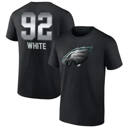 Reggie White Philadelphia Eagles Youth Black by Midnight Mascot T-Shirt -