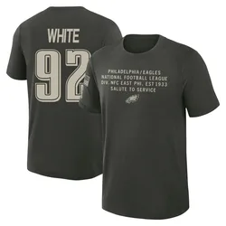 Reggie White Philadelphia Eagles Youth Dark/Green 2025 Salute to Service Sideline Slub T-Shirt
