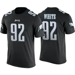 Reggie White Philadelphia Eagles Youth Legend Black Color Rush T-Shirt